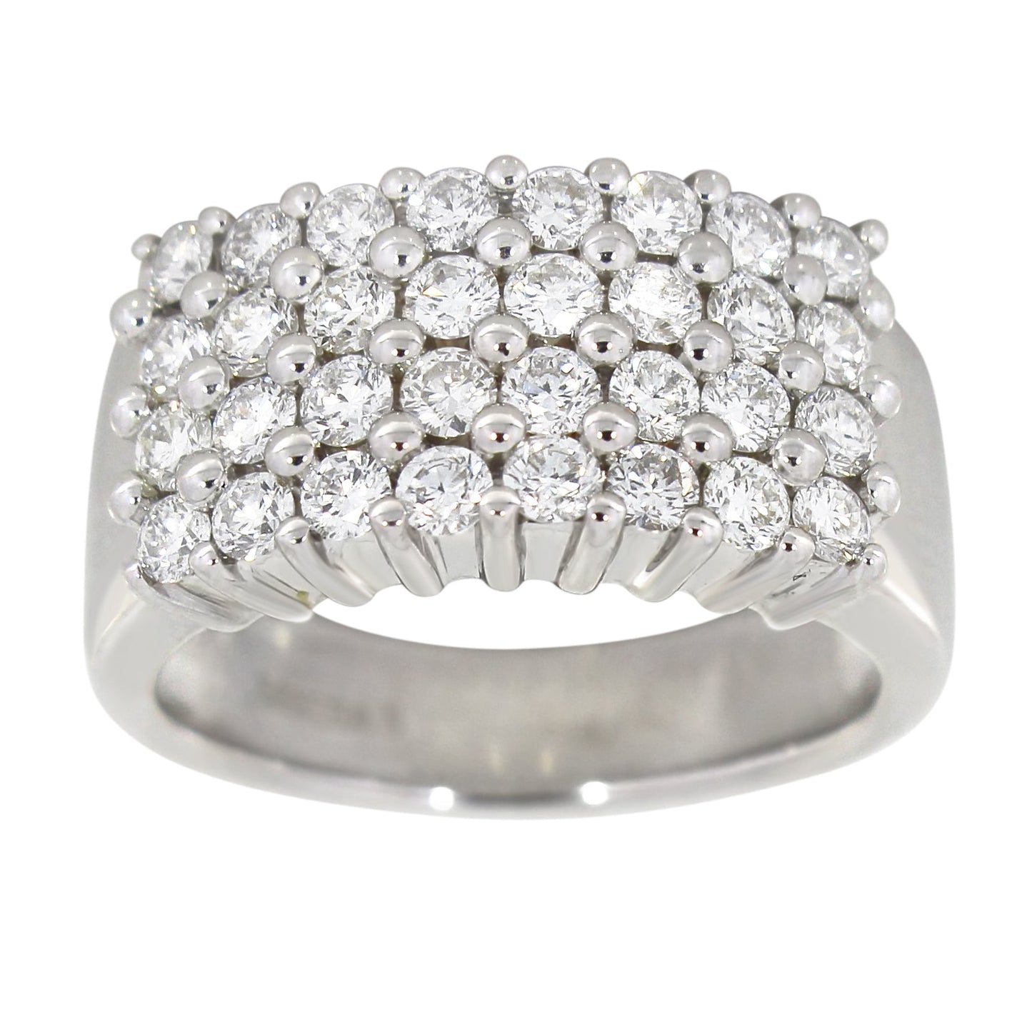 Rekkering med Diamanter i hvitt gull, 1.60ct TW/SI