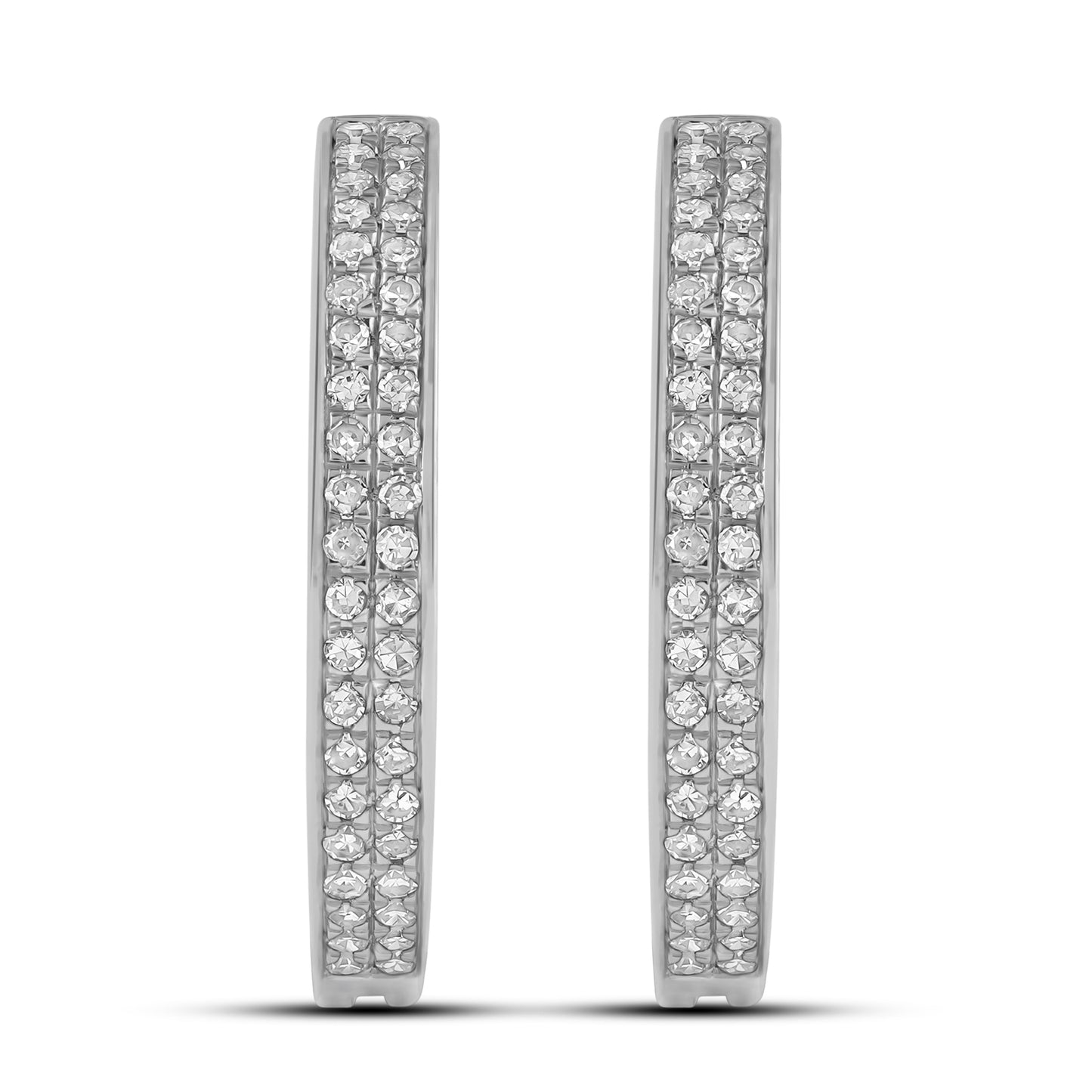 Diamantørepynt i Gult/Hvitt Gull (585), 0.30ct TW/SI Diamanter