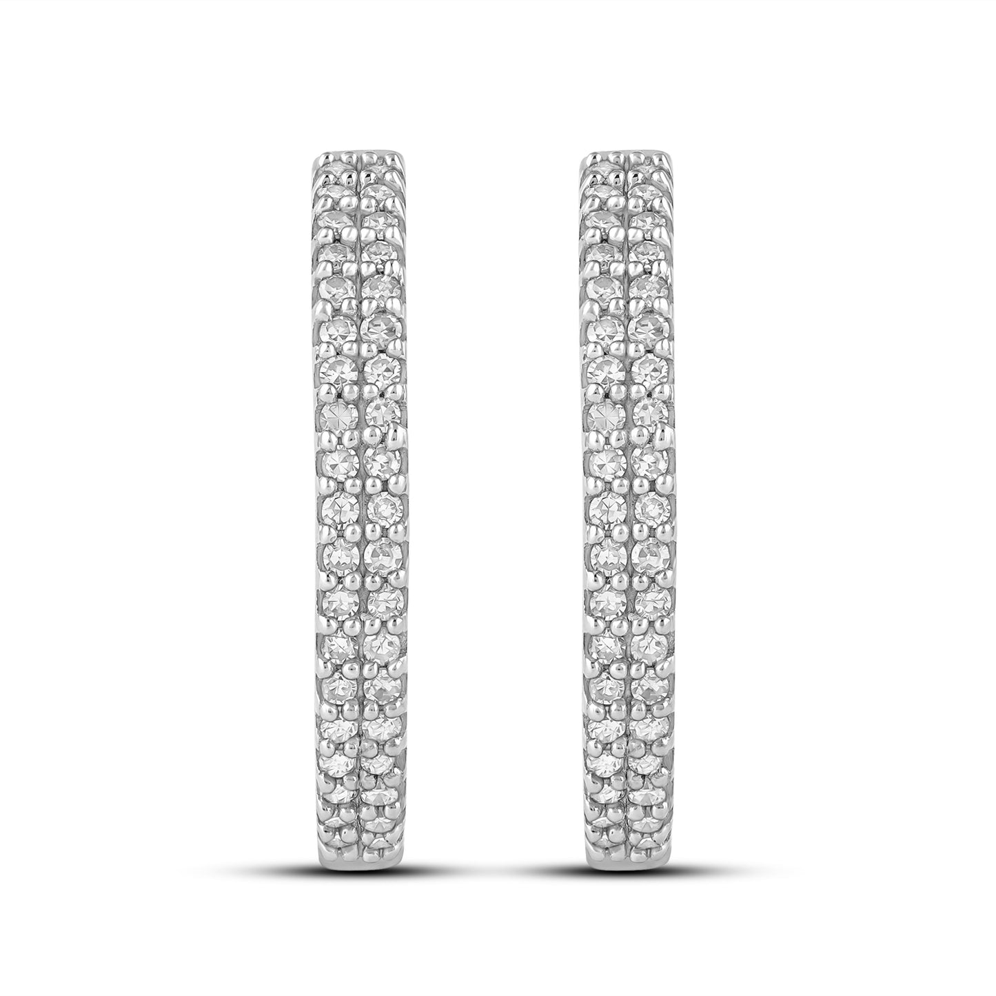 Diamantørepynt i Gult/Hvitt Gull (585), 0.30ct TW/SI Diamanter