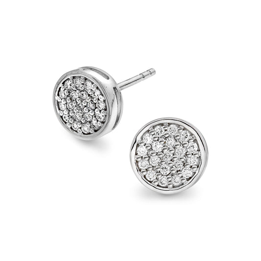 Rosettørepynt i 14kt Gult/Hvitt Gull,, 0.30ct TW/SI Diamanter