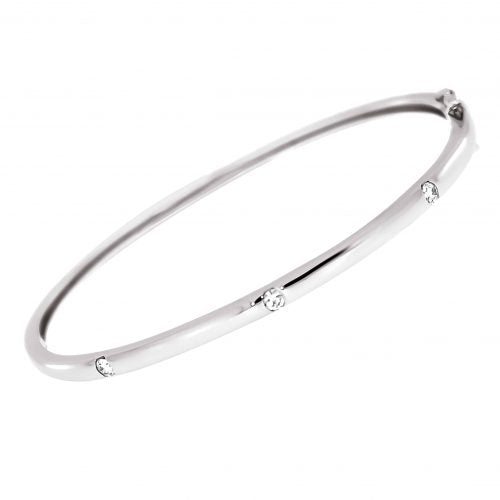 Armring i Hvitt Gull, 0,21ct TW/SI Diamanter