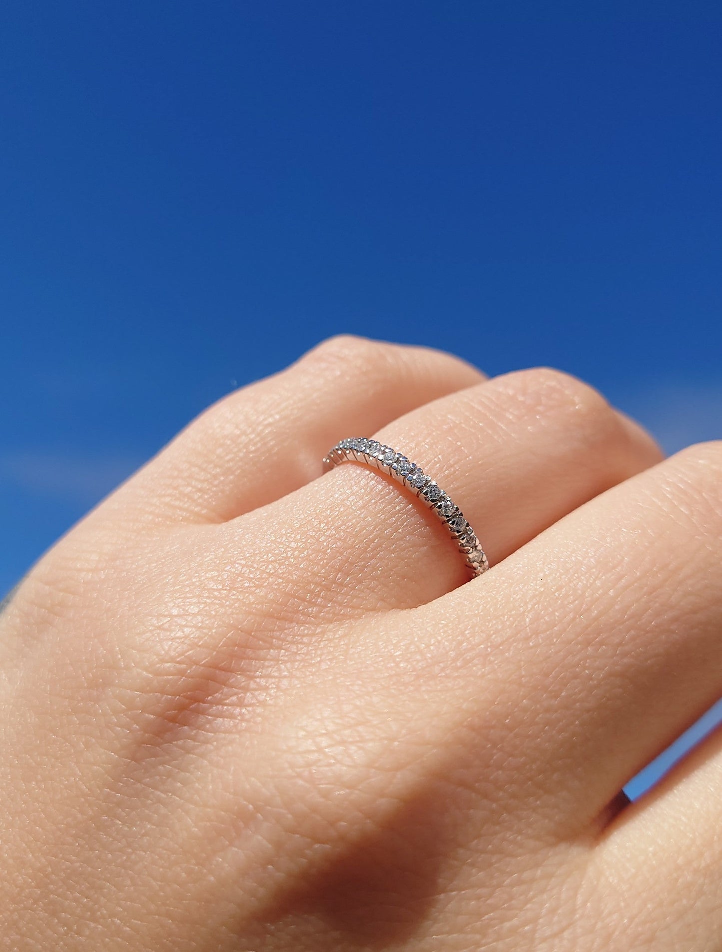 Lekker diamantring 0,15ct TWSI