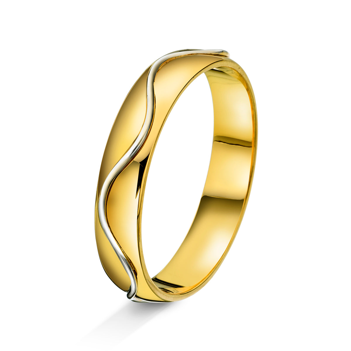 Amore giftering i tofarget gull, 4.5mm