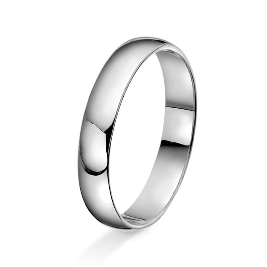 Amore forlovelsesring i gult/hvitt gull 4mm - Herre