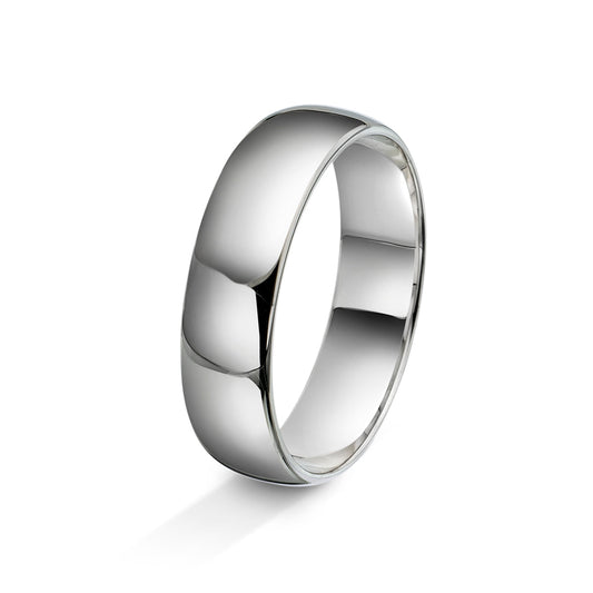 Amore gifteringer i gult/hvitt gull 5mm - Dame