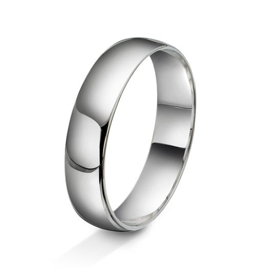 Amore gifteringer i gult/hvitt gull 5mm - Herre