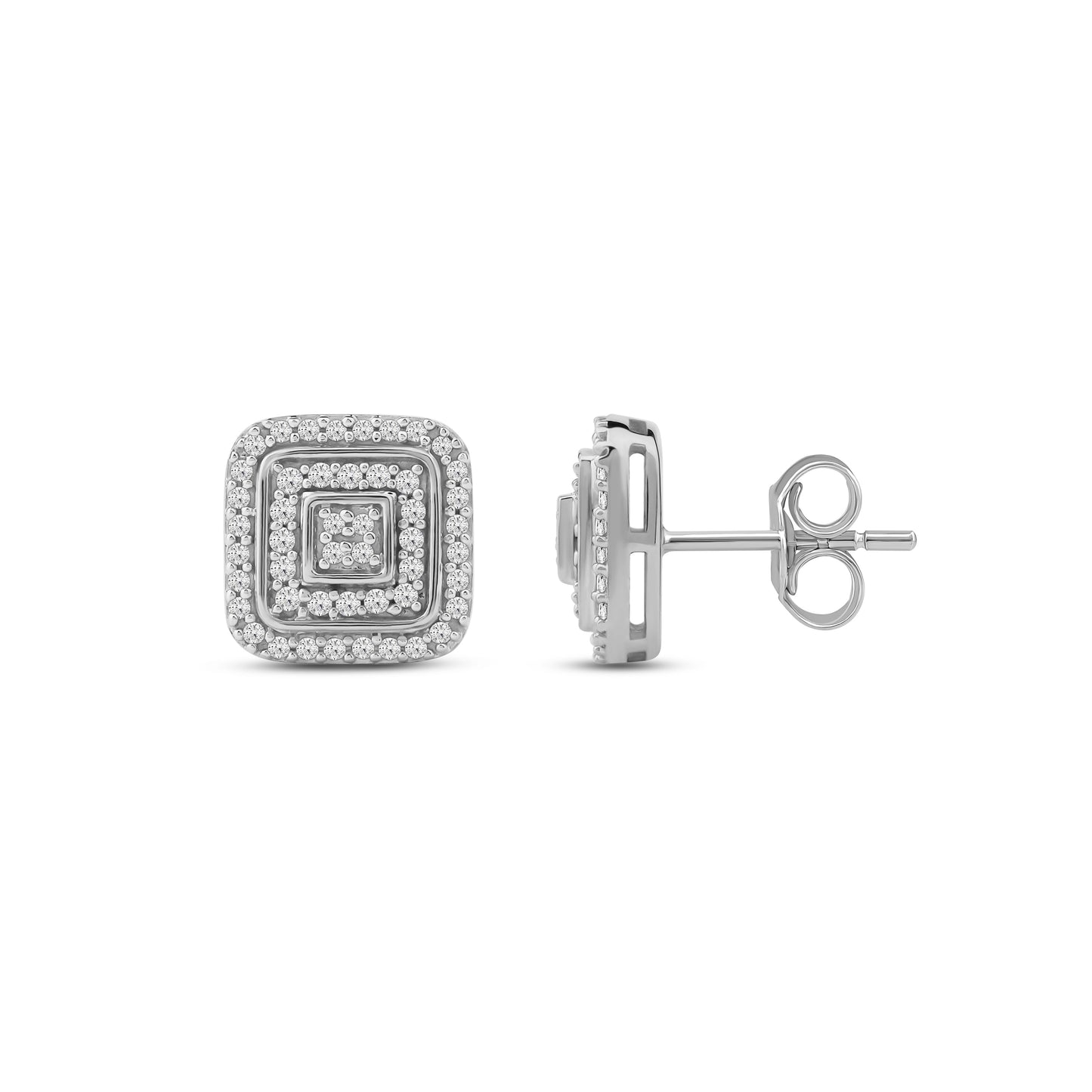 Diamantørepynt i Hvitt eller Gult Gull (585) Med 0.25ct TW/SI Diamanter