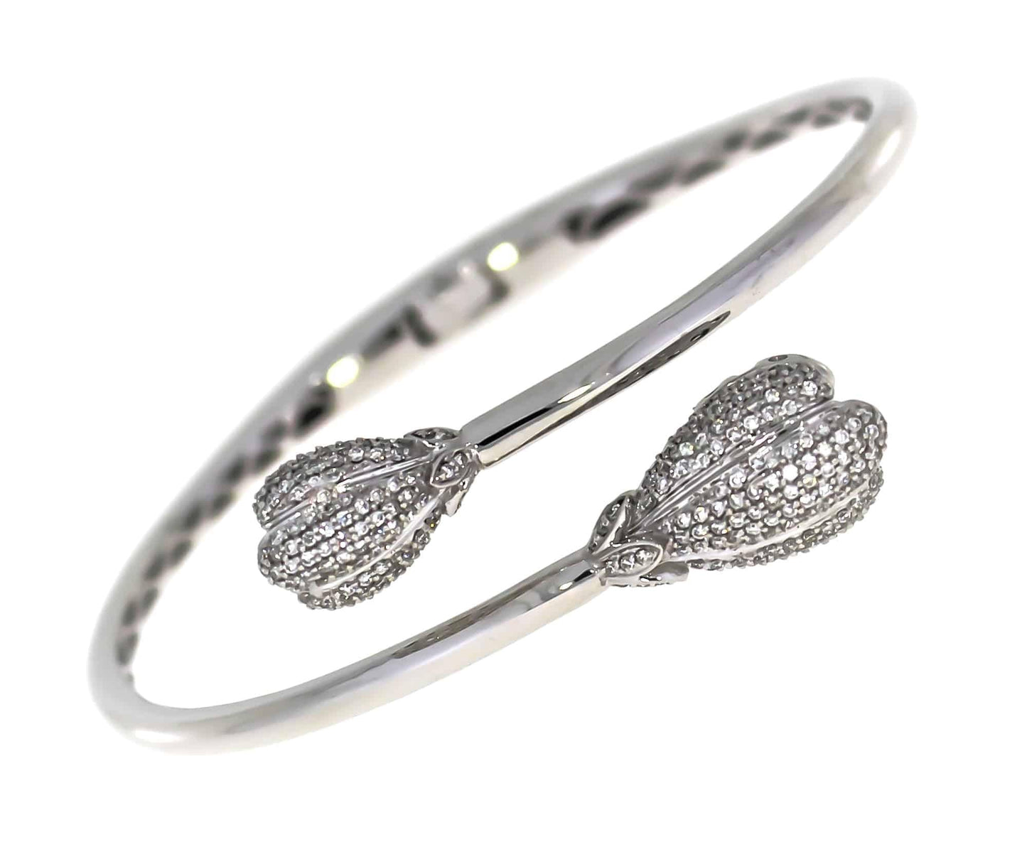 Diamantarmring i hvitt gull 1,15ct TW/SI - Diamanthuset