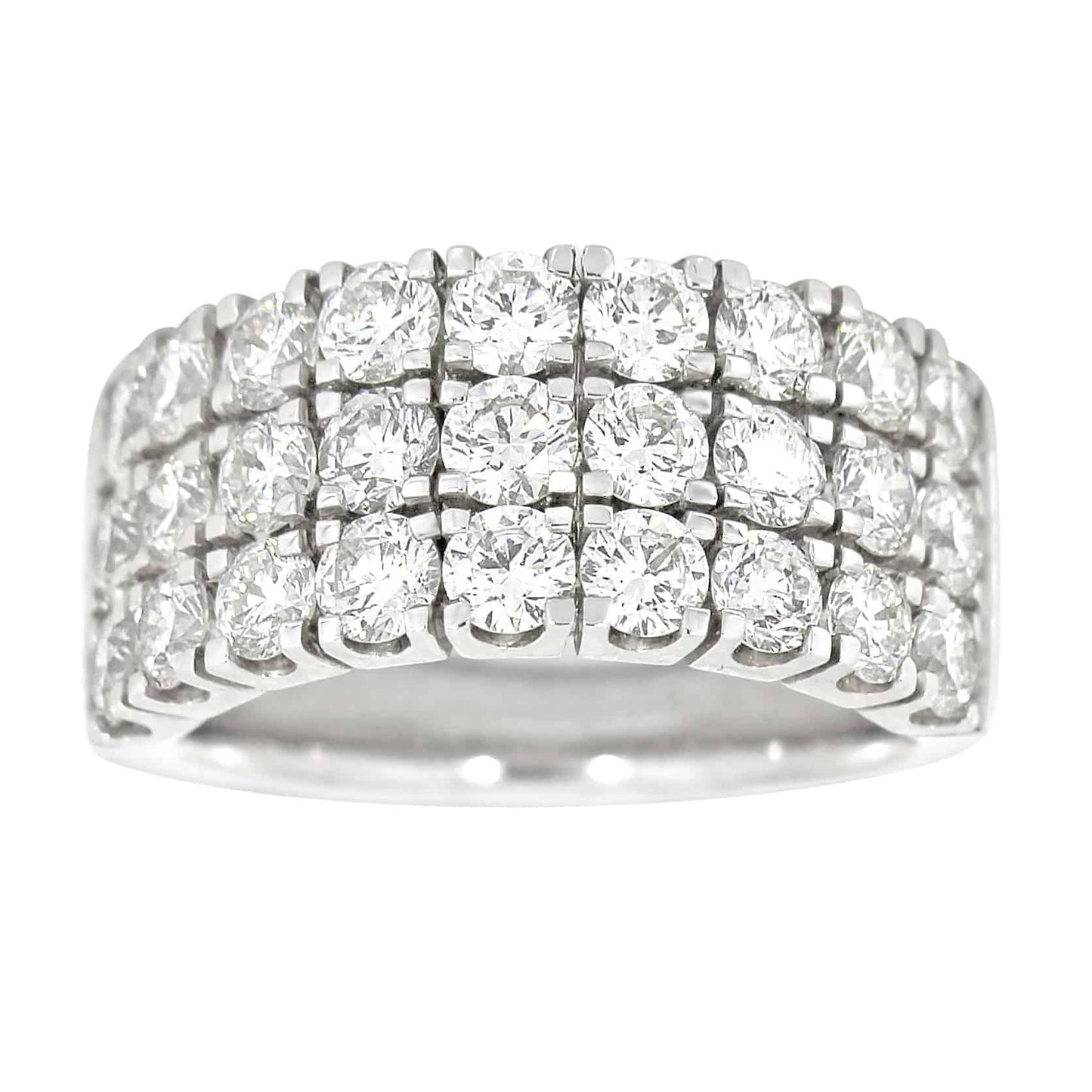 Diamantring i hvitt gull, 2.70CT TWSI - Diamanthuset