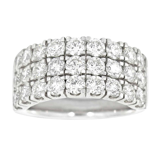 Diamantring i hvitt gull, 2.70CT TWSI - Diamanthuset