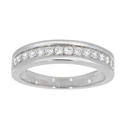 Diamantring rekkering i gult gull tot 0,35ct TWSI