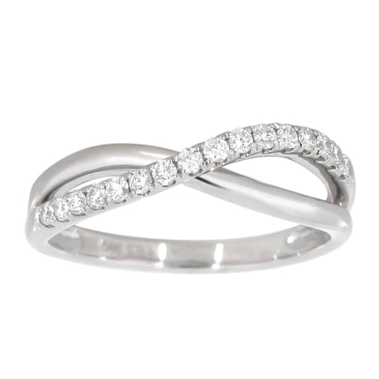 Diamantring i hvitt gull totalt 0,25ct TW/SI - Diamanthuset