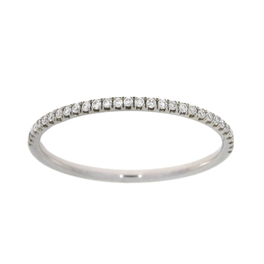 Diamantring i hvitt gull, 0.16ct TW/SI