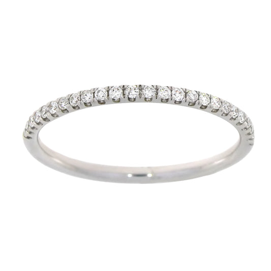Diamantring i hvitt gull, 0.20ct TW/S