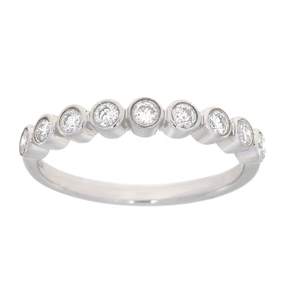 Diamantring i Hvitt/Gult Gull, 0.36CT TWSI