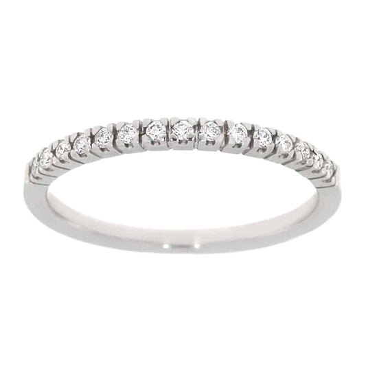 Diamantring i hvitt gull 0,15ct TWSI - Diamanthuset