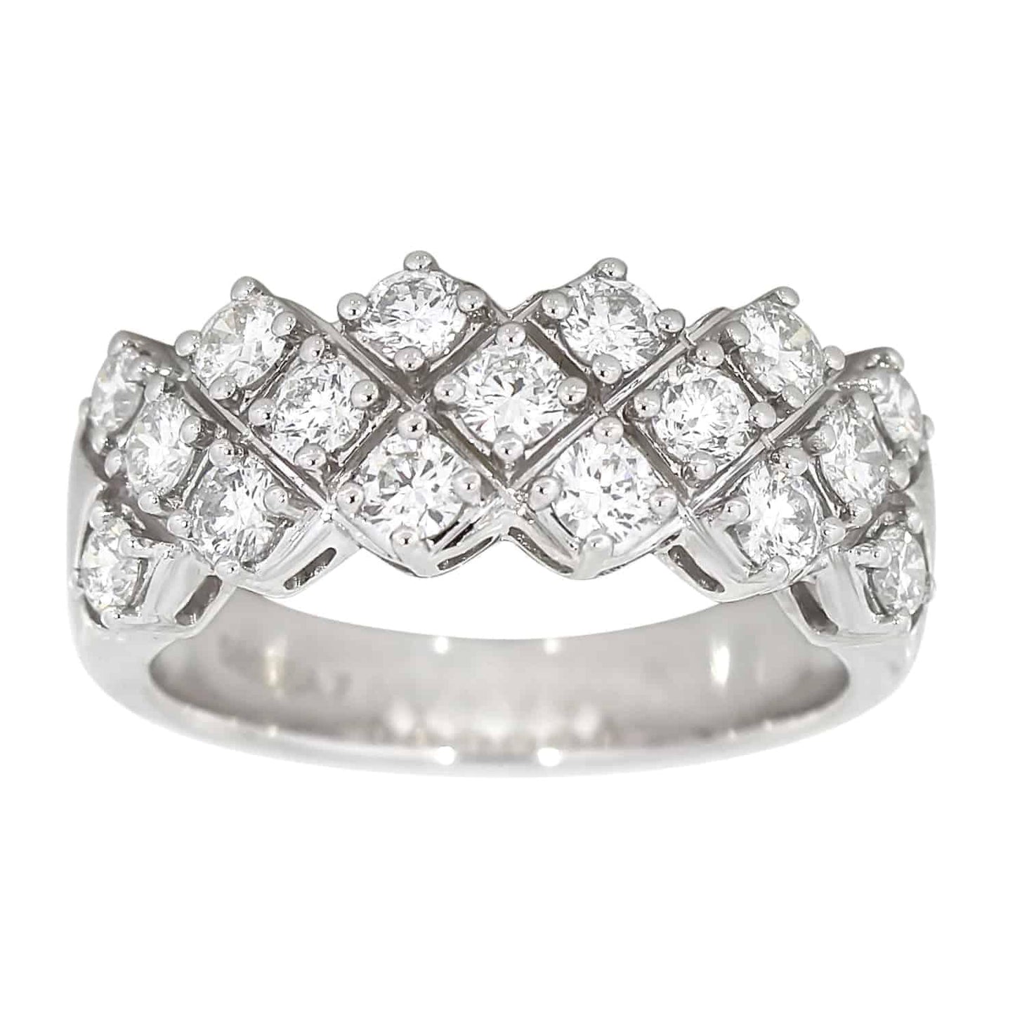 Diamantring i hvitt gull, 1.20CT TWSI - Diamanthuset