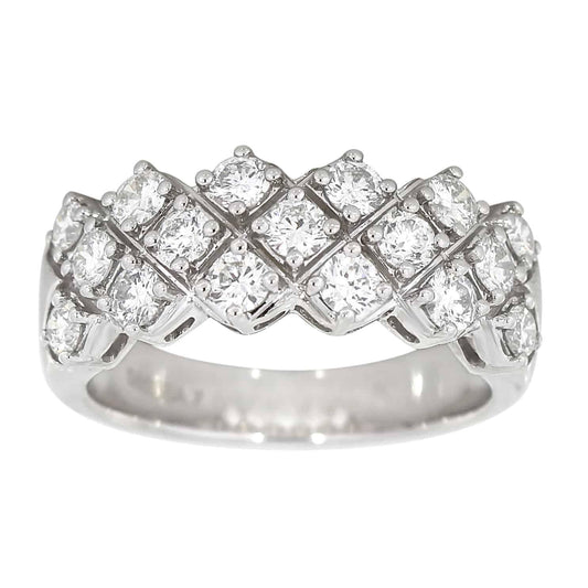 Diamantring i hvitt gull, 1.20CT TWSI - Diamanthuset