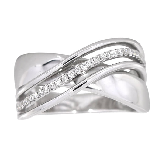 Diamantring i Hvitt/Gult Gull, 0.20CT TWSI