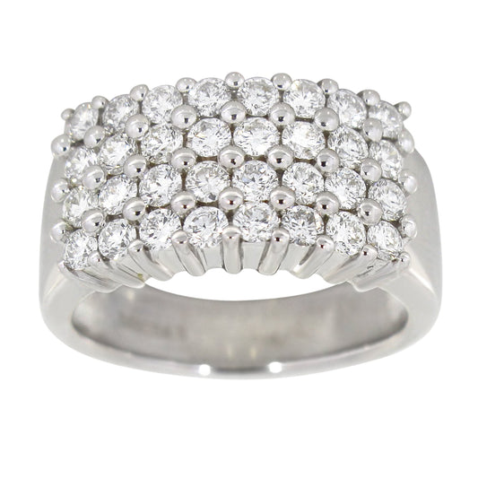 Rekkering med Diamanter i hvitt gull, 1.60ct TW/SI