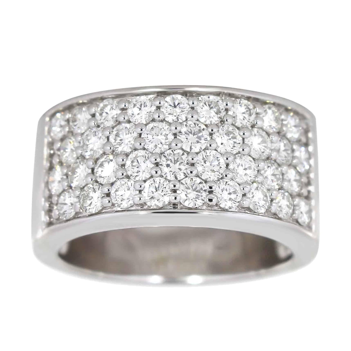 Diamantring i hvitt gull, 1.80CT TWSI - Diamanthuset