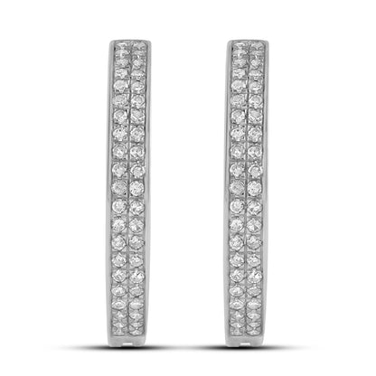 Diamantørepynt i Gult/Hvitt Gull (585), 0.30ct TW/SI Diamanter