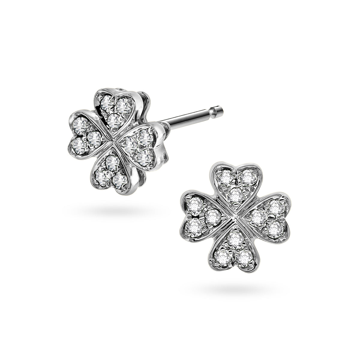 Diamanørepynt i Gult/Hvitt Gull, 0.12ct TWSi