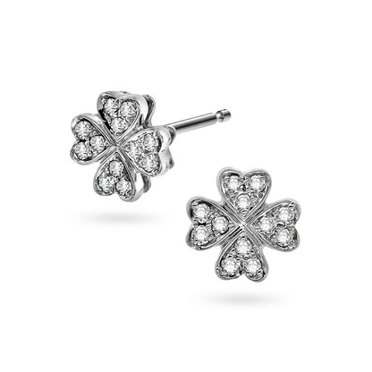 Diamanørepynt i Gult/Hvitt Gull, 0.12ct TWSi