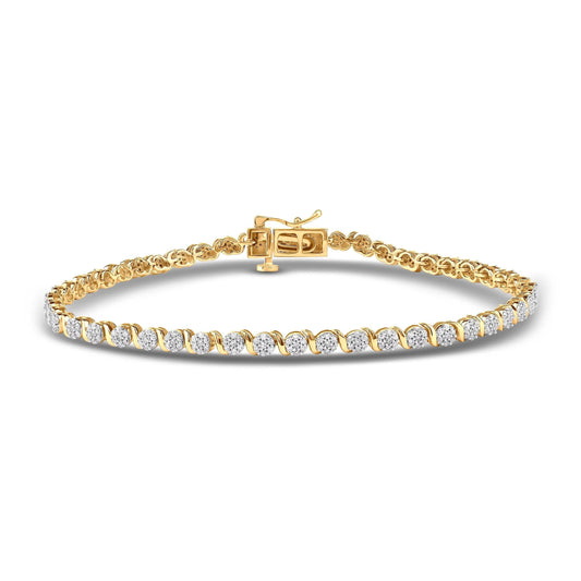 Diamantarmbånd 1,10ct tw/si - Diamanthuset