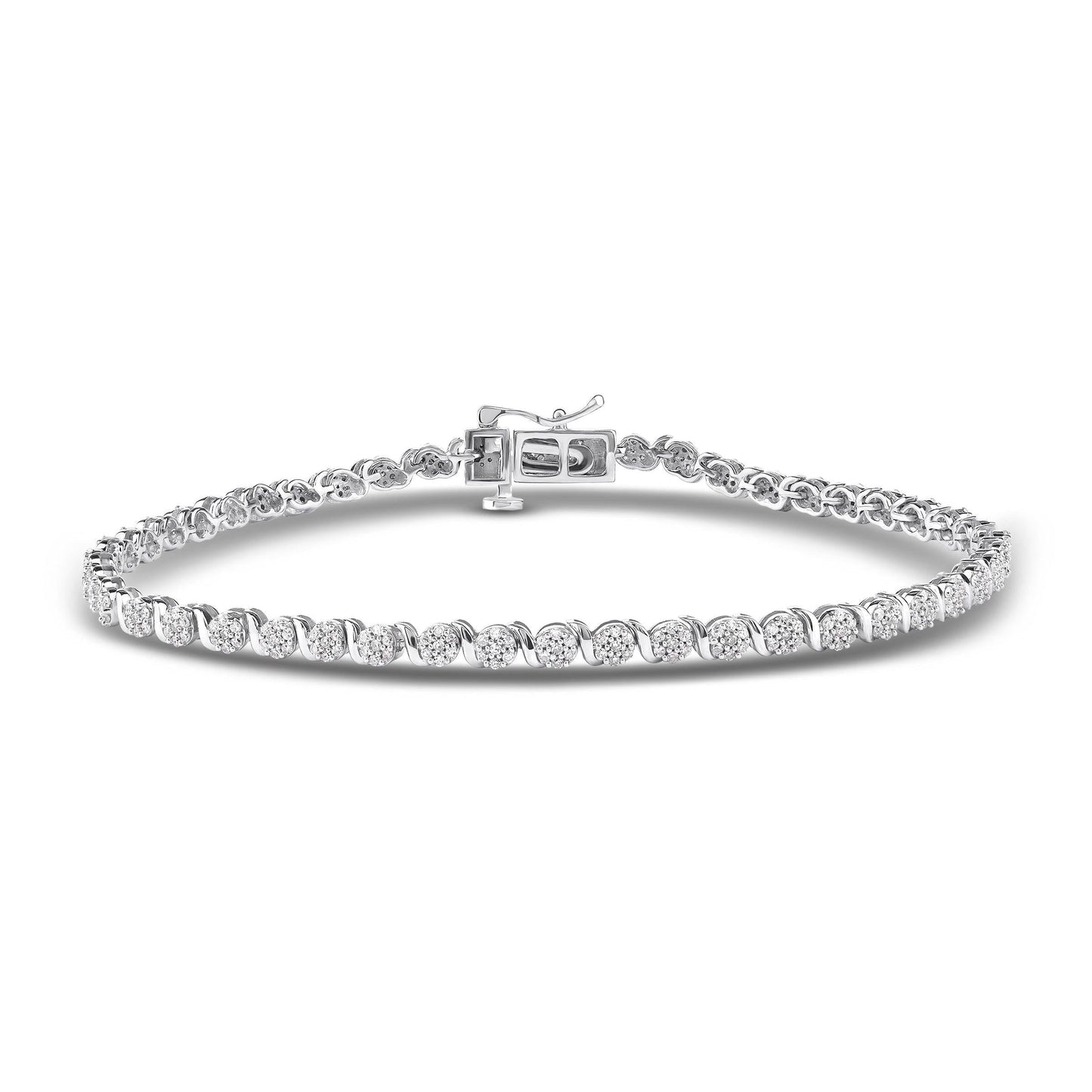 Diamantarmbånd 1,10ct tw/si
