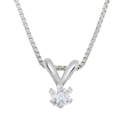 Victoria diamantsmykke, hvitt/gult gull