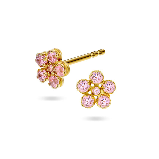 OROgull Øredobber med Rosa CZ