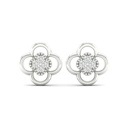 Diamanørepynt i Gult/Hvitt Gull, 0.06ct TWSi