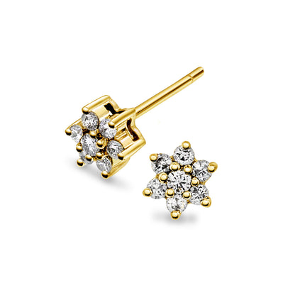 Rosettørepynt i 14kt Gult/Hvitt Gull,, 0.25ct TW/SI Diamanter