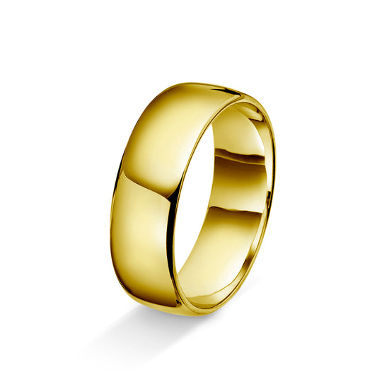 Amore forlovelsesring i gult/hvitt gull 6mm - Dame