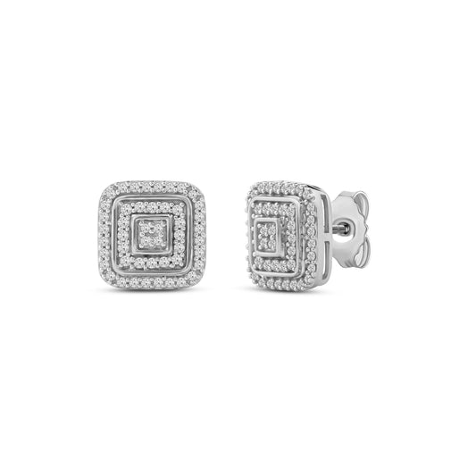 Diamantørepynt i Hvitt eller Gult Gull (585) Med 0.25ct TW/SI Diamanter