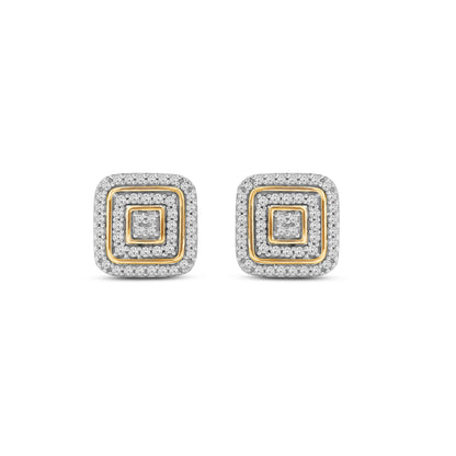 Diamantørepynt i Hvitt eller Gult Gull (585) Med 0.25ct TW/SI Diamanter