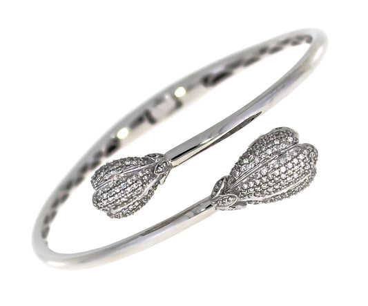 Diamantarmring i hvitt gull 1,15ct TW/SI - Diamanthuset