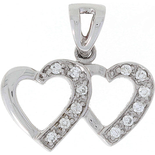 Diamant halssmykke i hvitt gull, 0.12CT TWSI - Diamanthuset