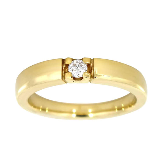 Alliansering i gult gull, 0.07CT TWSI - Diamanthuset