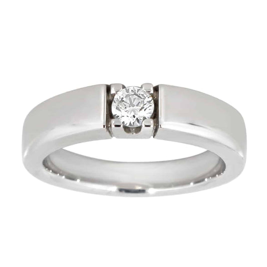 Alliansering i hvitt gull, 0.20CT TWSI - Diamanthuset