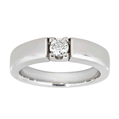 Alliansering i hvitt gull, 0.25CT TWSI - Diamanthuset
